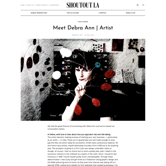 Debra Ann -- founder and owner of AtomicMobiles.com -- interviewed in SHOUTOUT LA article