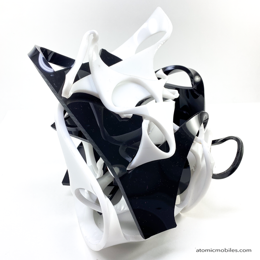 Eclectic | B&W One-of-a-Kind Art Sculpture