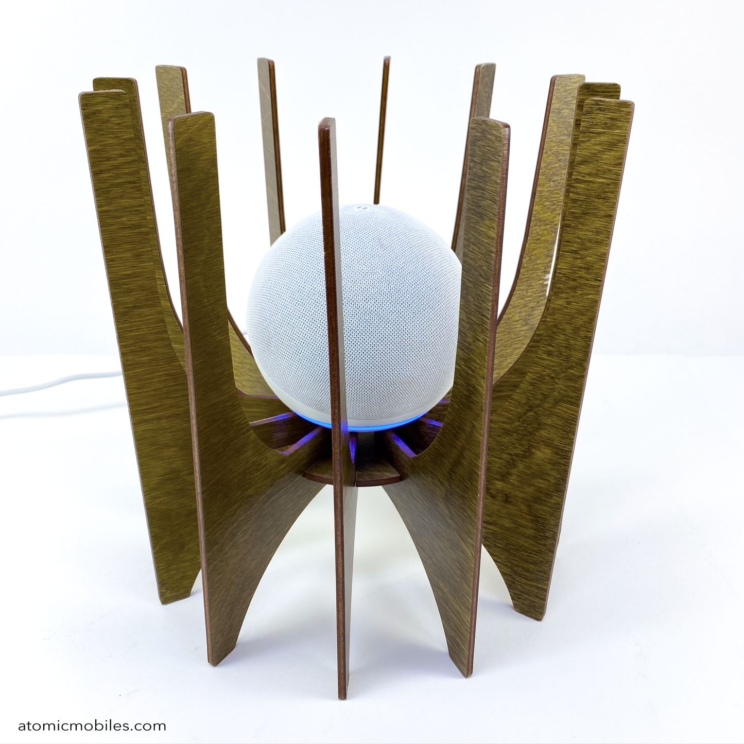 The Californian | Wood Space Age Amazon Echo Holder Stand