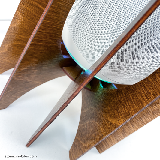 The Californian | Wood Space Age Amazon Echo Holder Stand