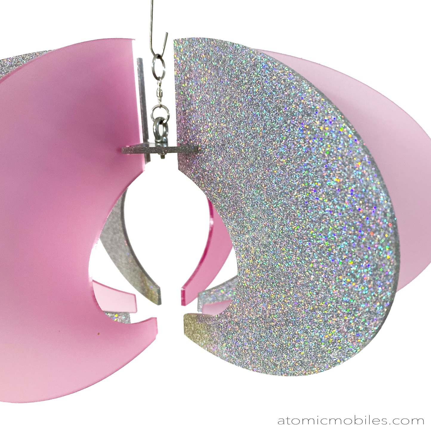 Orbite rose + paillettes Space Age RotaMobile