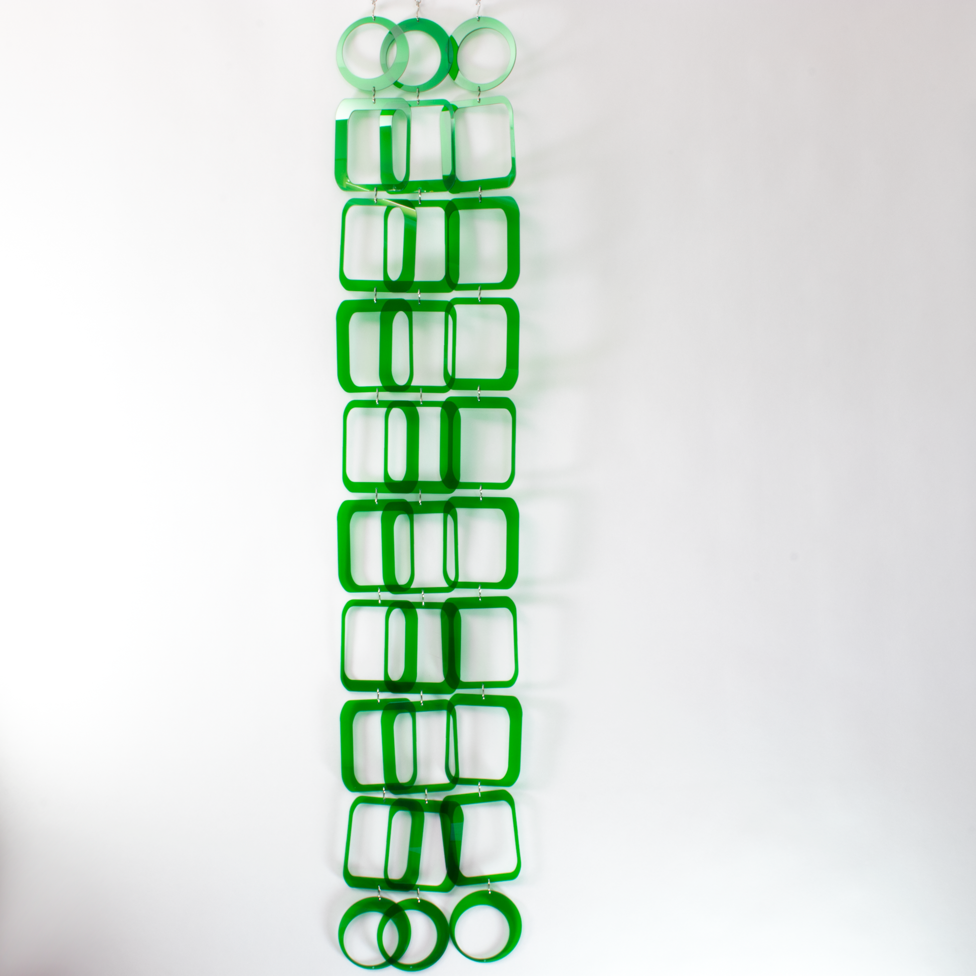 Retro 1970s Green Room Divider, Wall Art, Mobiles by AtomicMobiles.com