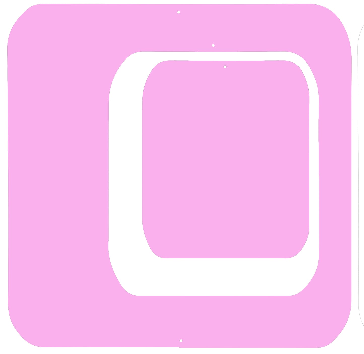 Pink 6" square set - Coolsville Modern Room Divider Screen Partition by AtomicMobiles.com