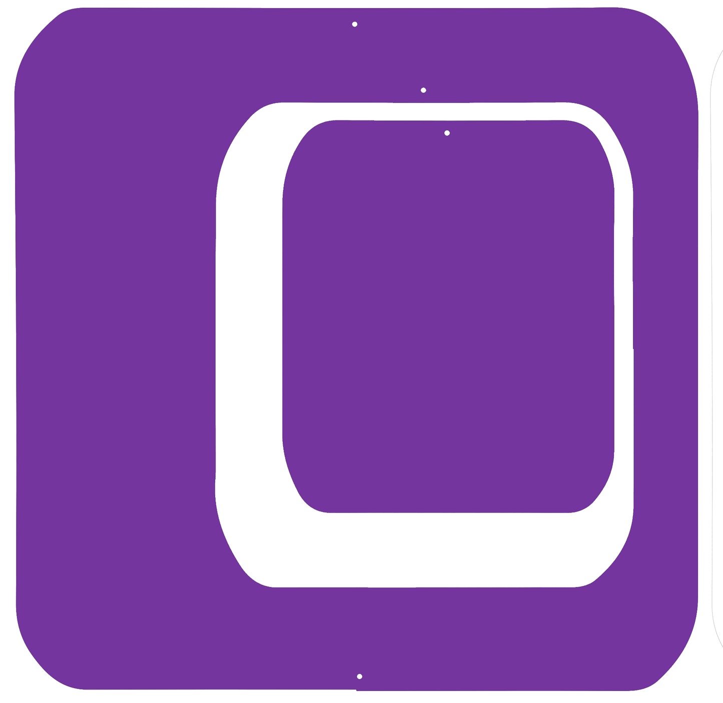 Purple 6" square set - Coolsville Modern Room Divider Screen Partition by AtomicMobiles.com
