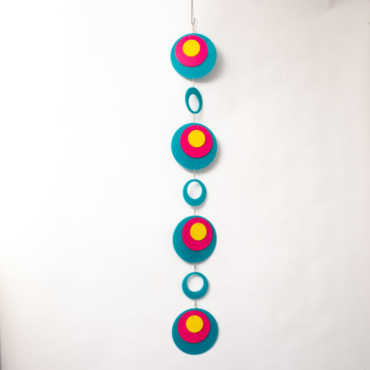 SALE! POPdots HotPink Aqua Yellow