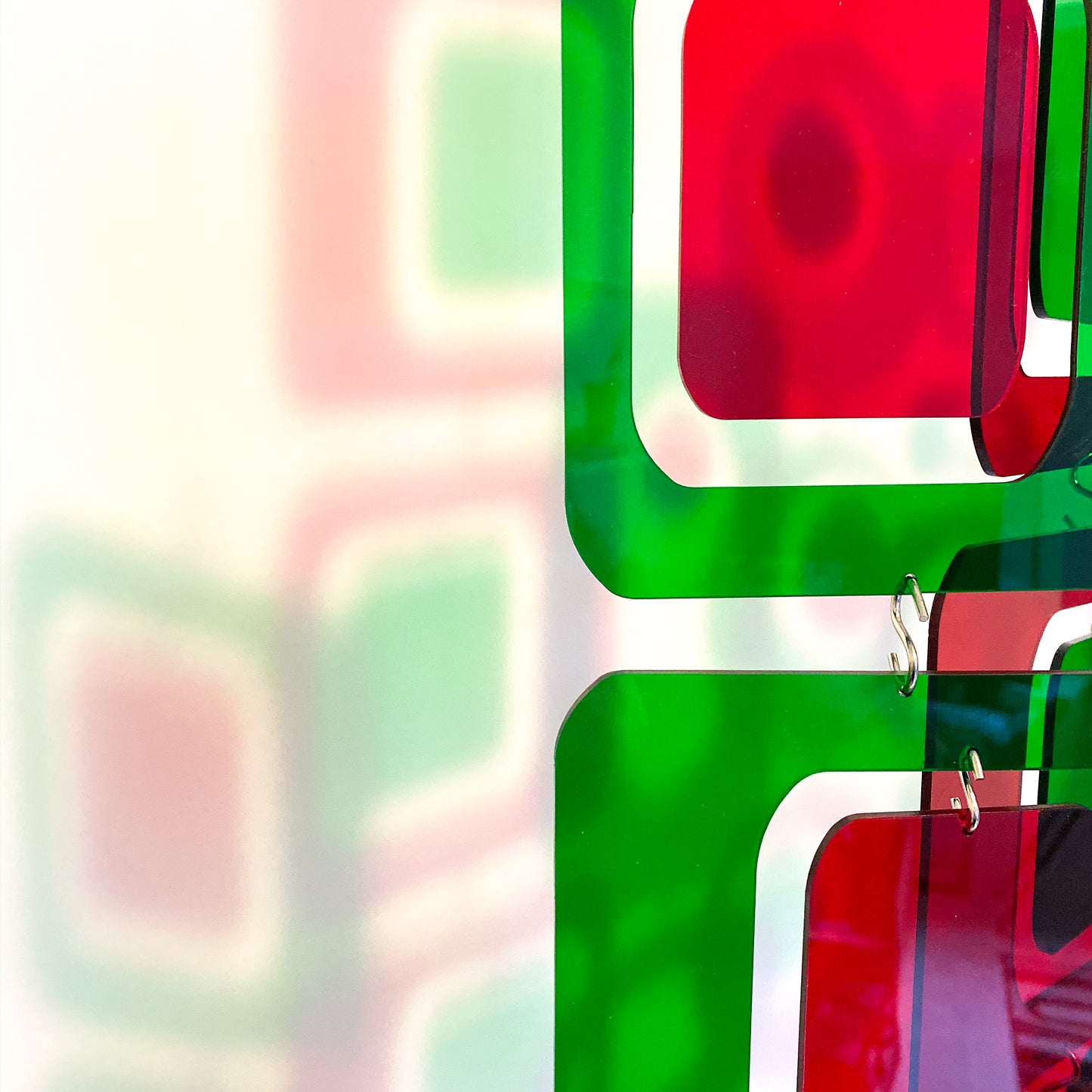 Mid Century Modern Christmas Coolsville Red and Green DIY Kit Retro Style Home Decorations by AtomicMobiles.com