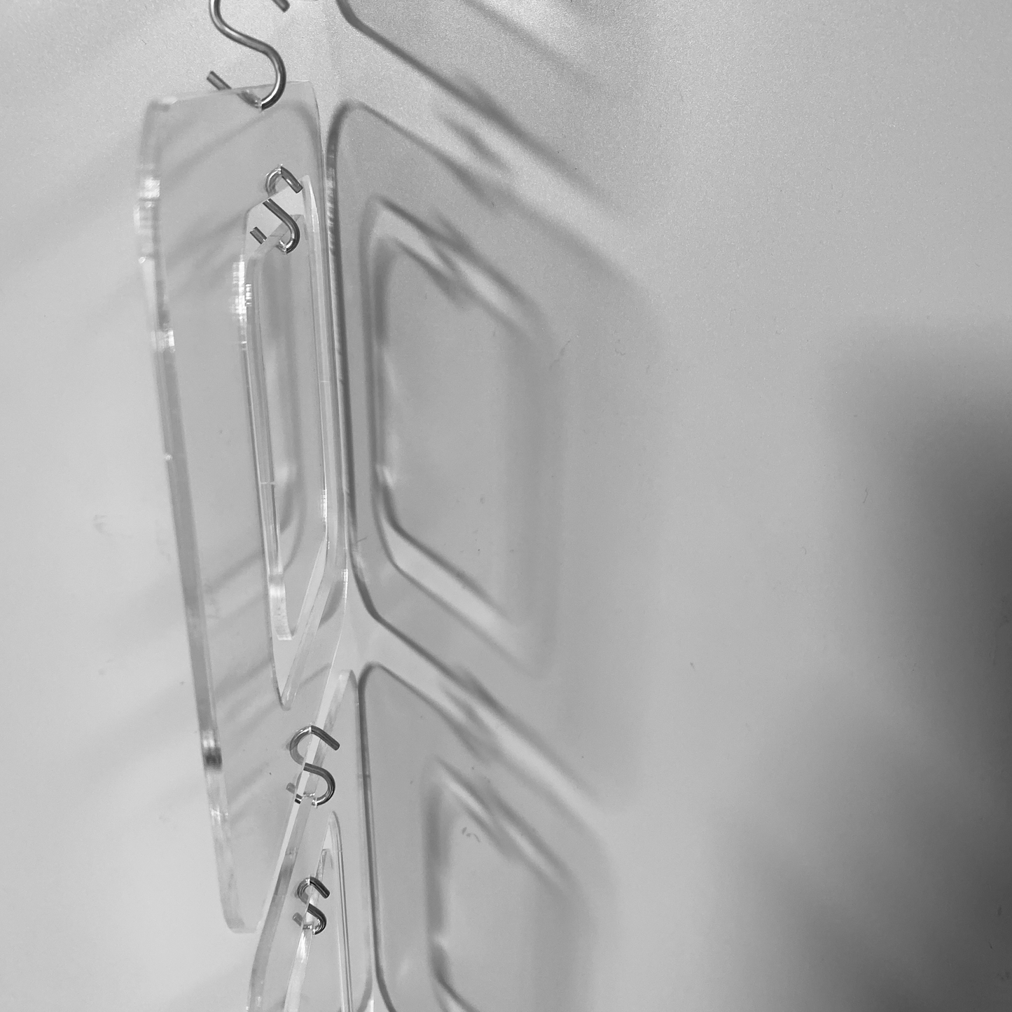 Coolsville DIY KIT for mobiles, room dividers, and curtains in Clear Lucite Acrylic by AtomicMobiles.com