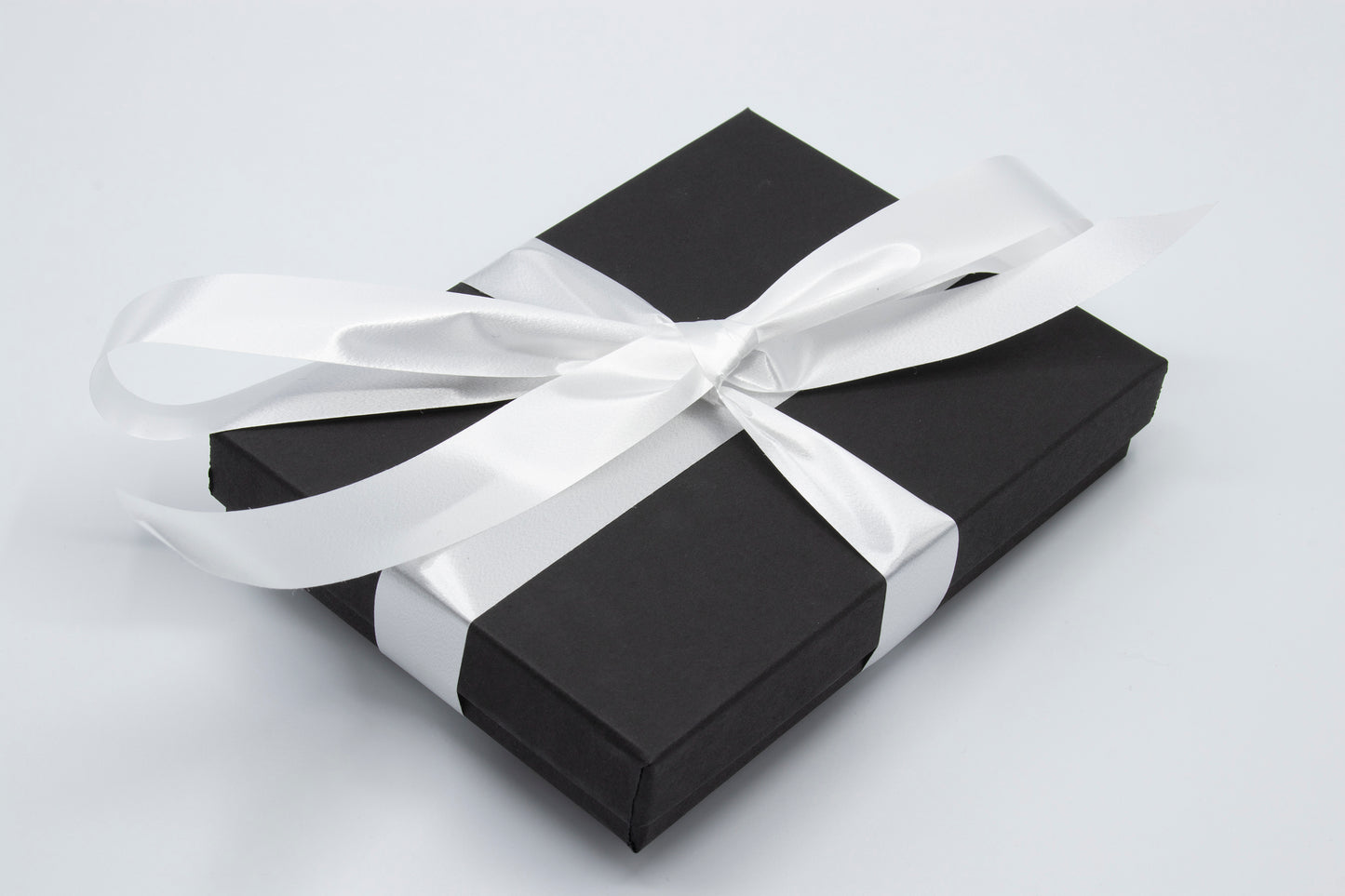 Atomic Earrings in lovely black gift box with white ribbon - handmade statement earrings by AtomicMobiles.com