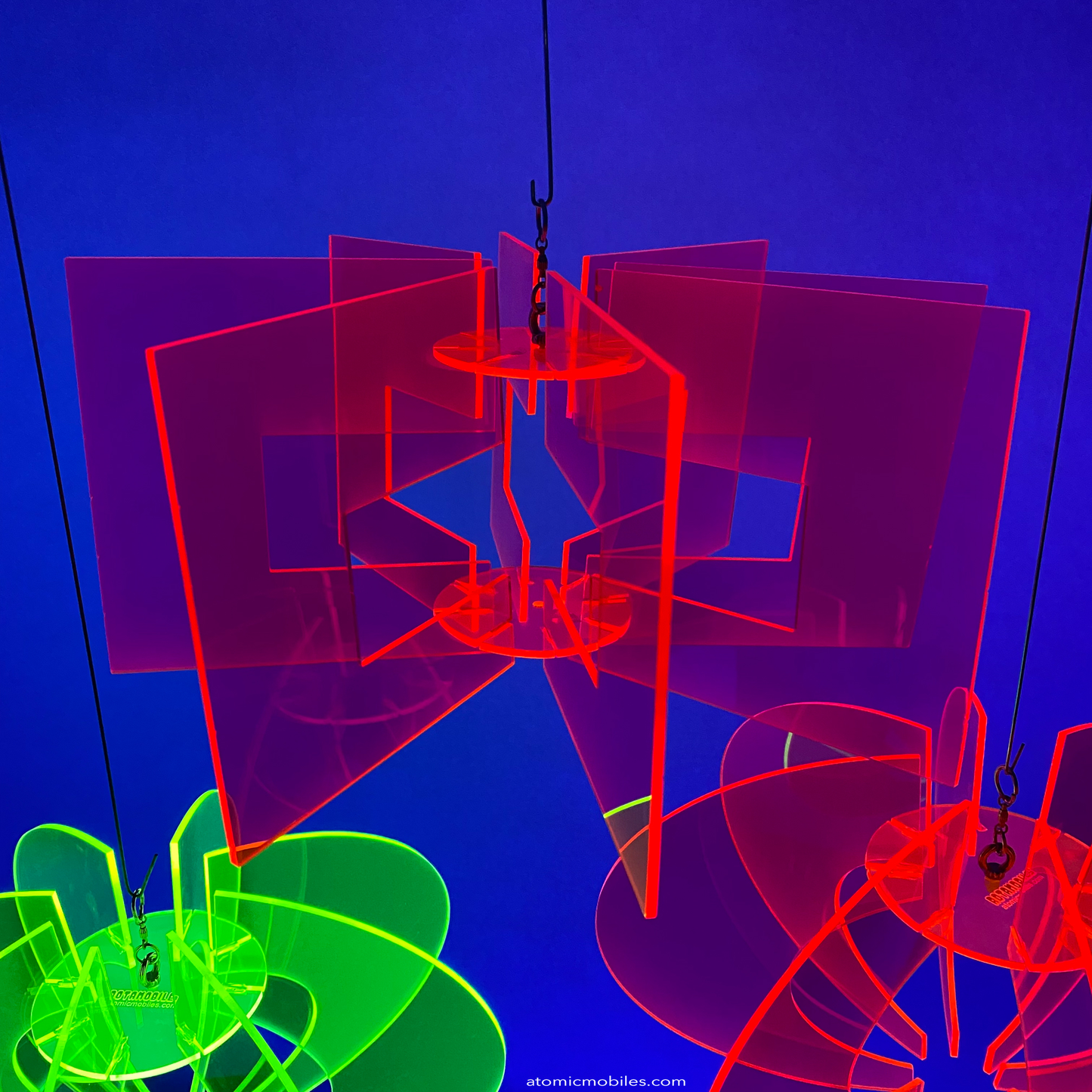 Orbit + Space Age RotaMobiles | Fluorescent Duets