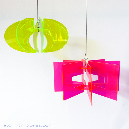 Orbit + Space Age RotaMobiles | Fluorescent Duets