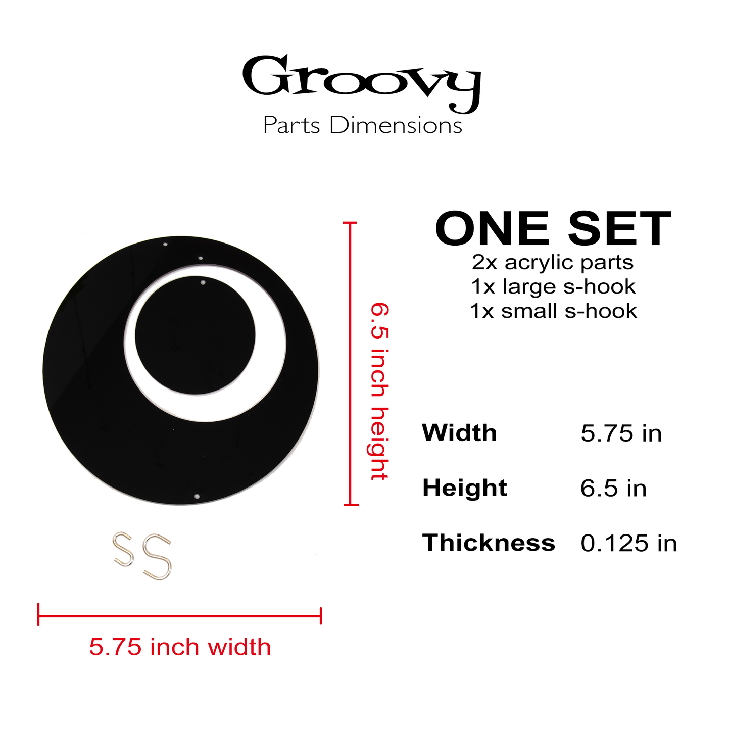 Groovy Room Dividers | Mix 'n Match Clear