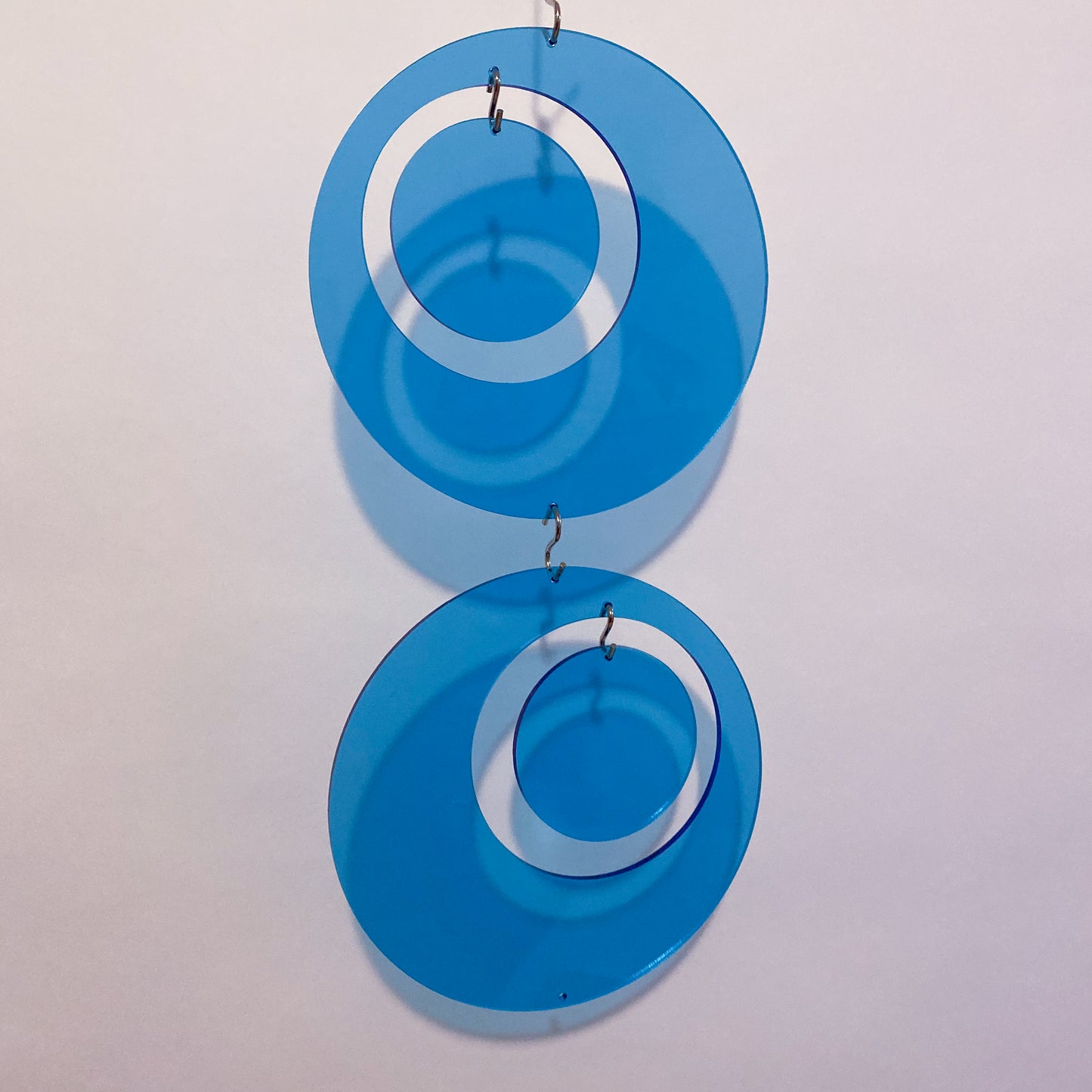Blue Groovy Atomic Kits Part for Room Dividers, Wall Art, and Mobiles by AtomicMobiles.com