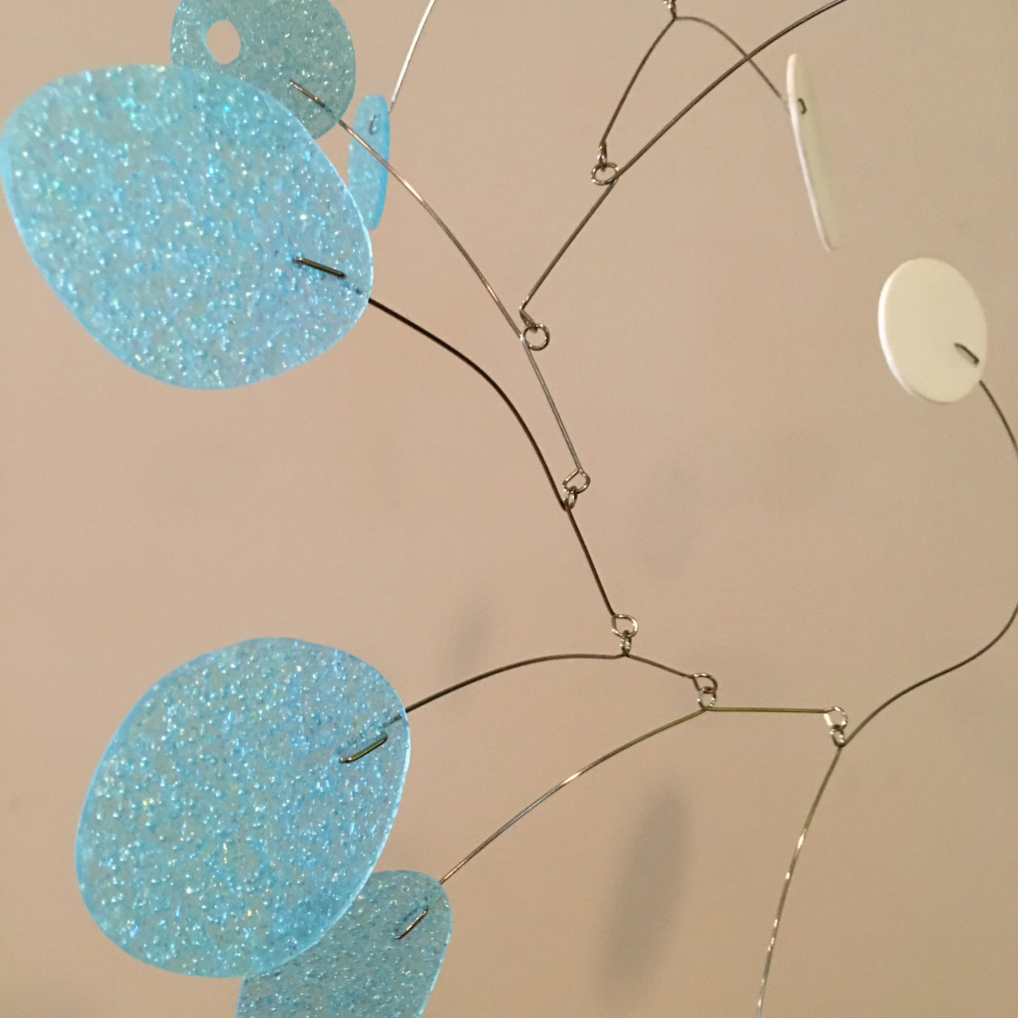 Bubbly Glitter Baby Blue MCM Mobile Closeup