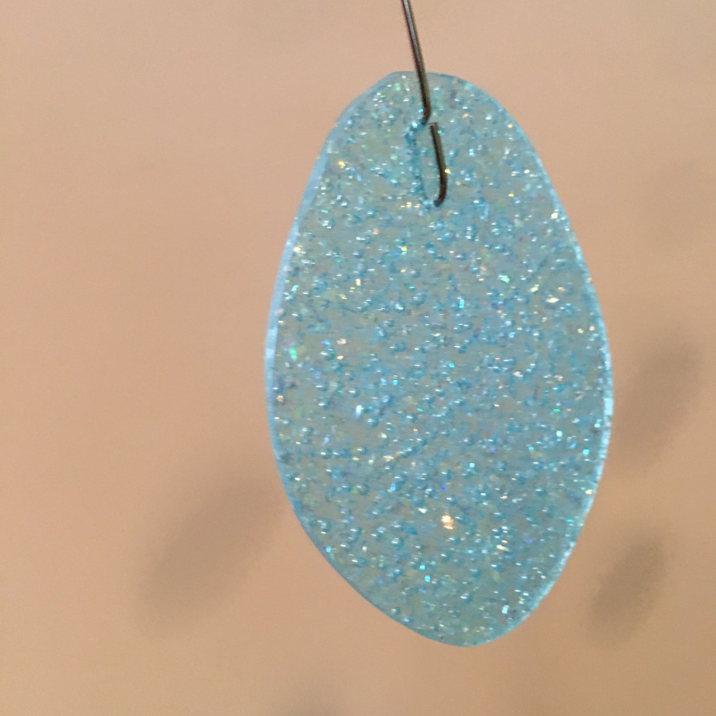 Bubbly Glitter Baby Blue MCM Mobile Super Closeup