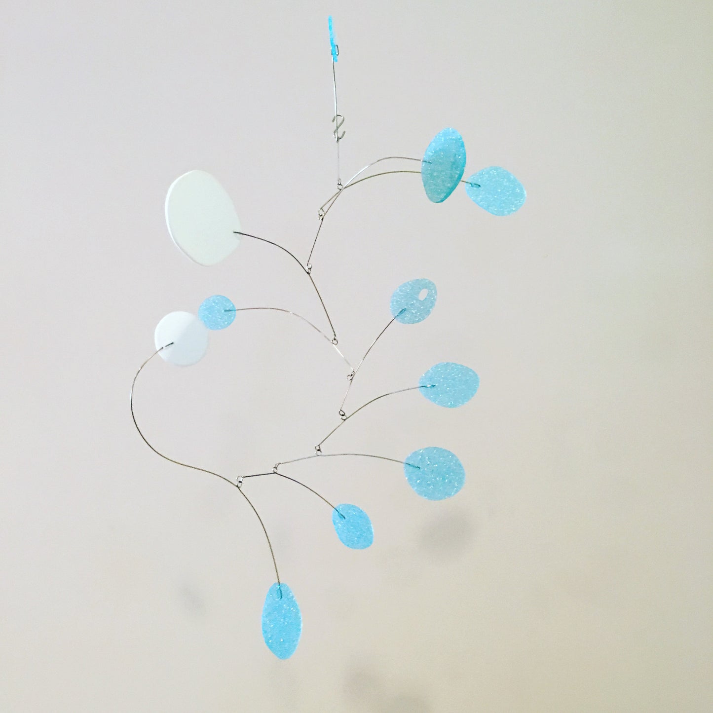 Bubbly Glitter Baby Blue MCM Mobile