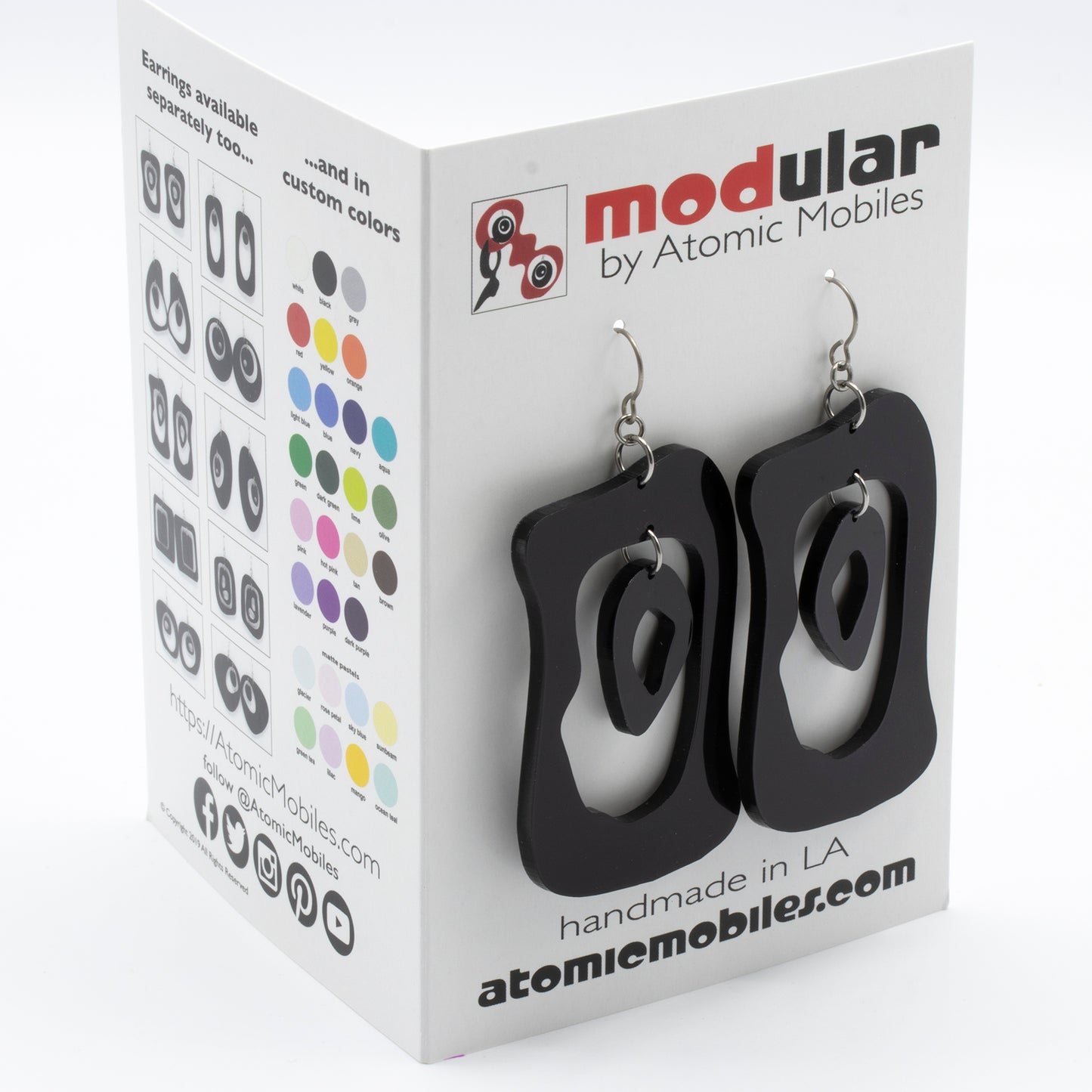 Modern Bliss Atomic Earrings by AtomicMobiles.com