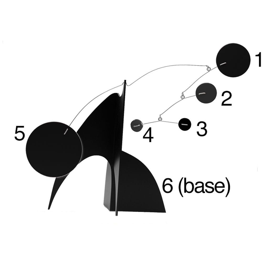 Custom Moderne Art Stabile in Colors YOU Choose! by AtomicMobiles.com