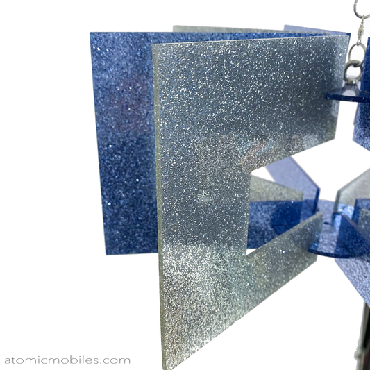 Glitter Navy + Silver Space Age RotaMobile