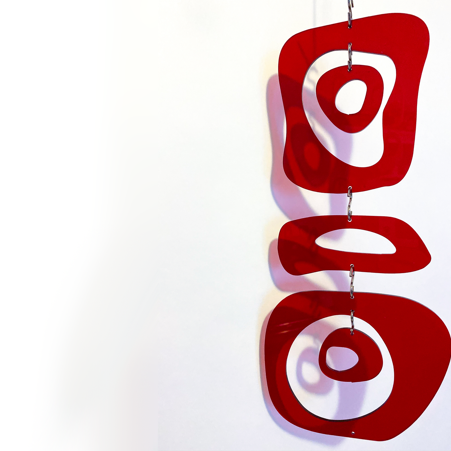 Red Retro-A-GoGo Atomic Kits Parts for Room Dividers, Wall Art, Curtains, and Mobilesby AtomicMobiles.com