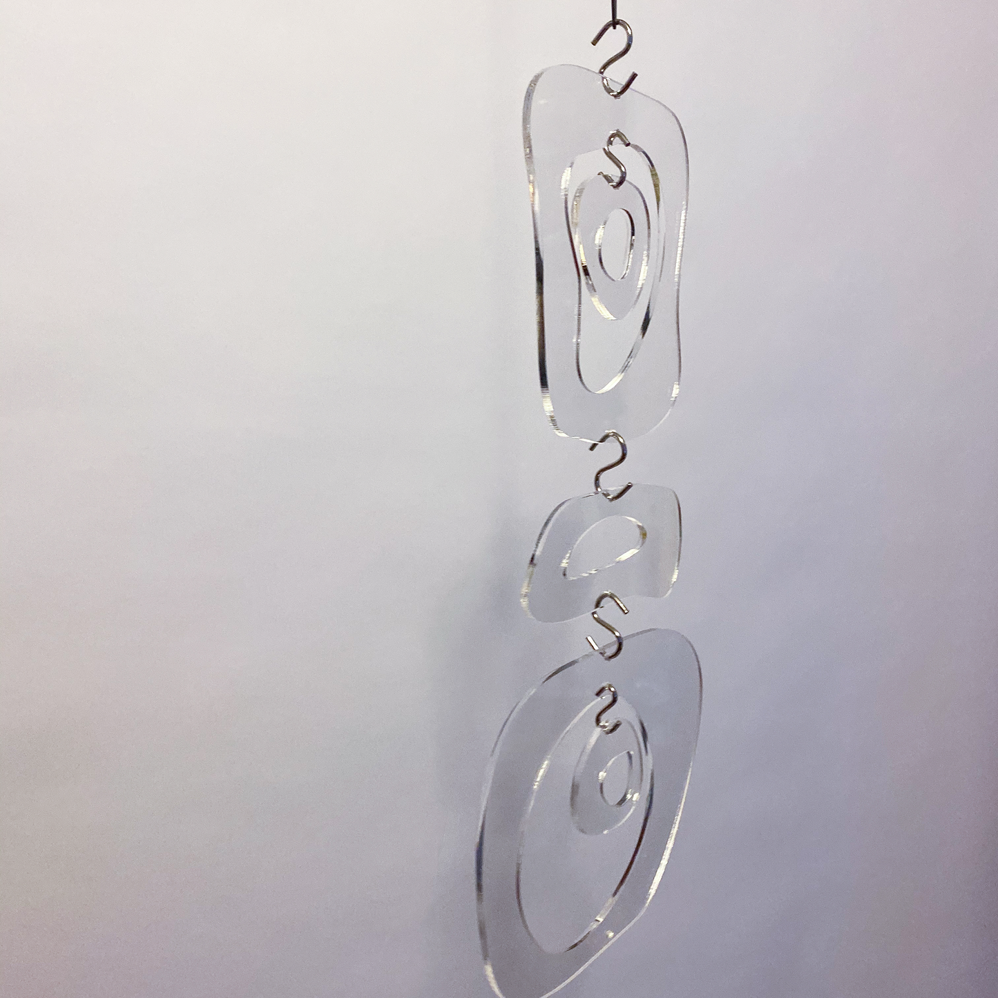 Clear Acrylic Retro-A-GoGo Atomic Kits Parts for Room Dividers, Wall Art, Curtains, and Mobilesby AtomicMobiles.com