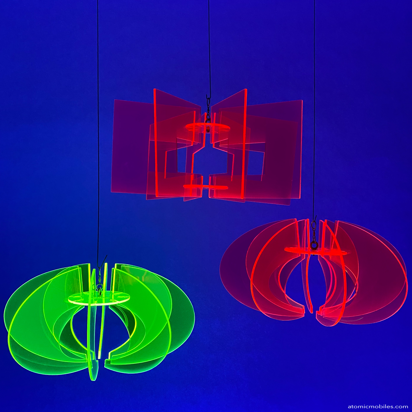 Orbit + Space Age RotaMobiles | Fluorescent Duets