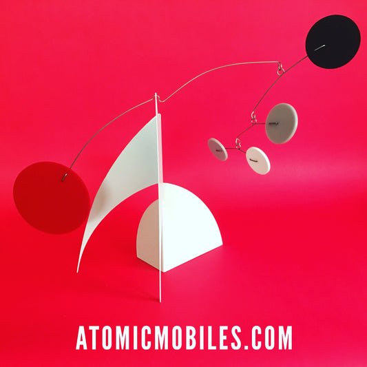 Dramatic MODERNE Stabile modern art sculpture by AtomicMobiles.com - order yours today!