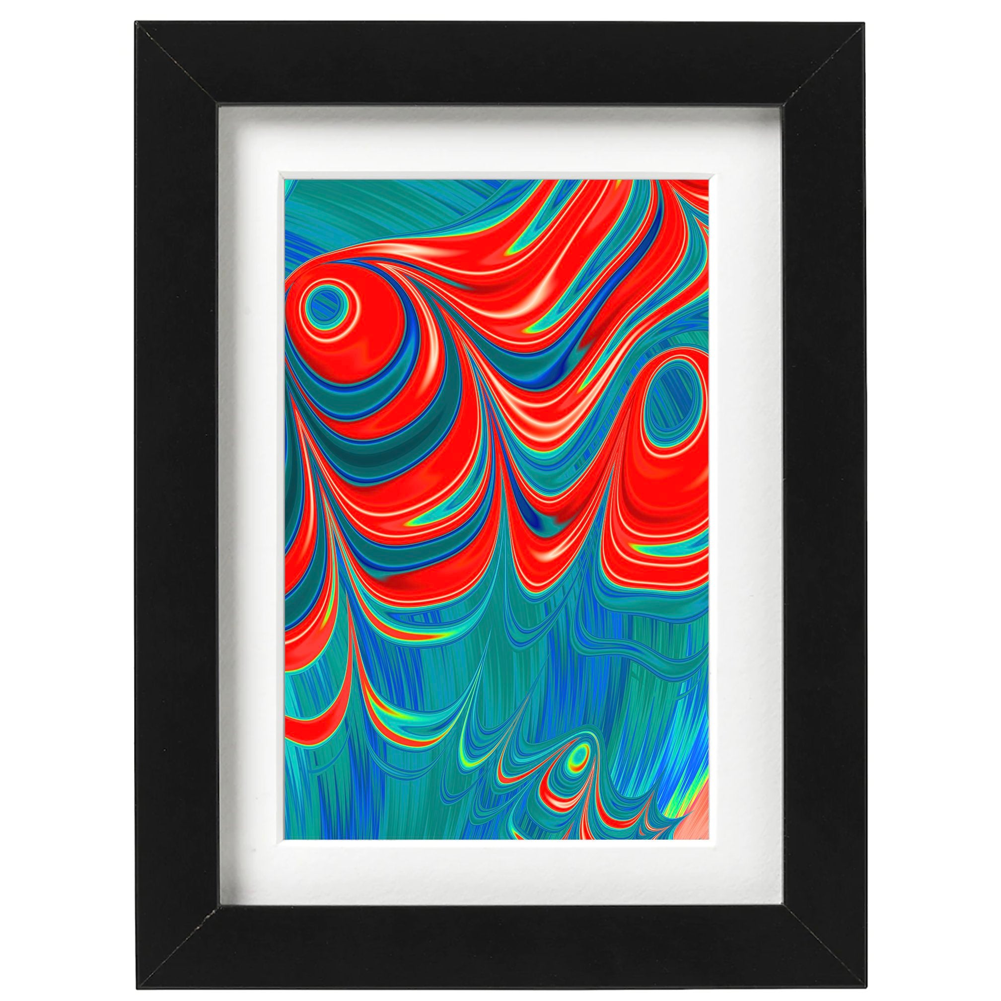 Atomic Prints - Bold Colorful Abstract Art - Framed Ltd Edition ...