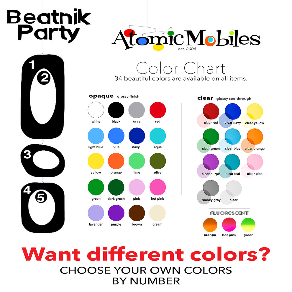 BEATNIK PARTY Atomic DIY Kits | Retro Mid Century Modern Room Dividers ...