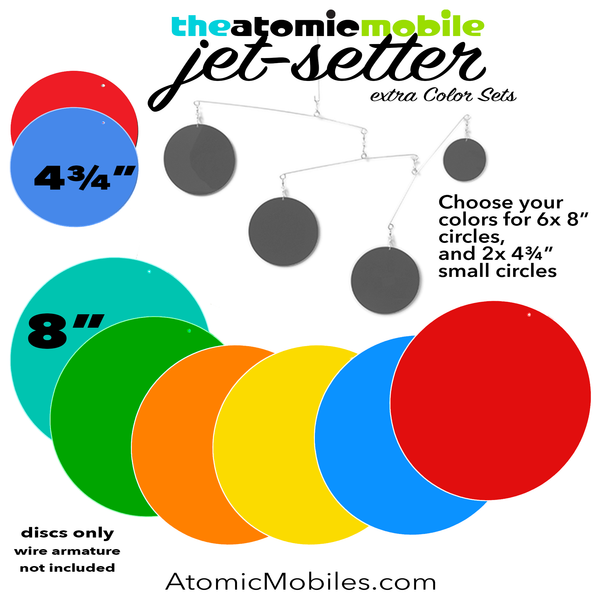 JetSetter Extra Color Sets - Modular Kinetic Hanging Art Mobiles ...