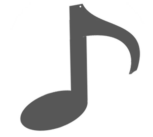 CUSTOM BOLD AF Musical Note Replacement Part