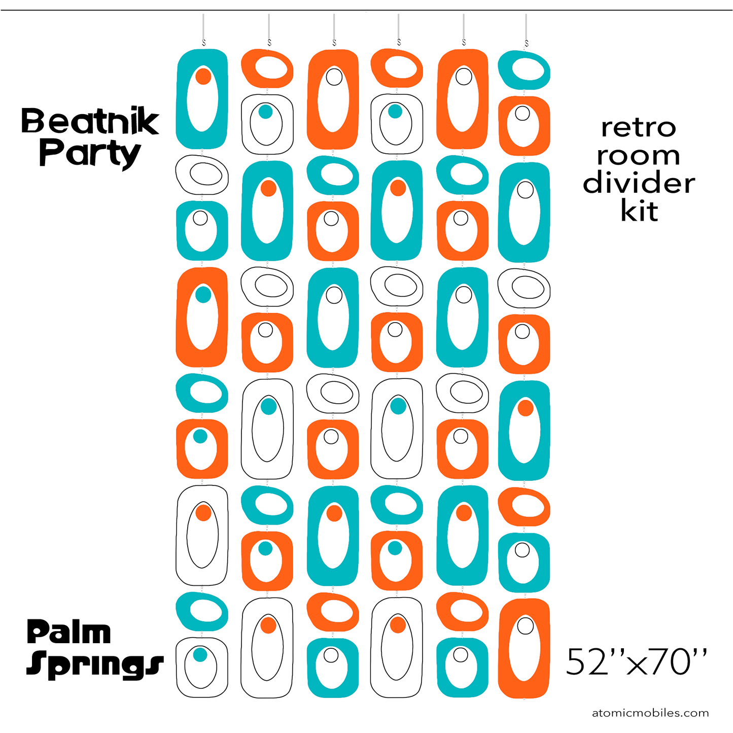 SALE! Beatnik Party Room Divider Kit | Palm Springs