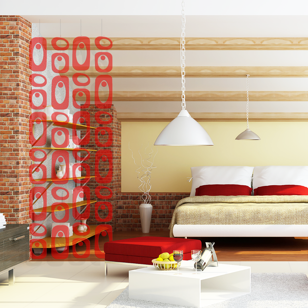 Clear Colors BEATNIK PARTY Retro Mid Mod Atomic Room Dividers DIY Kits ...