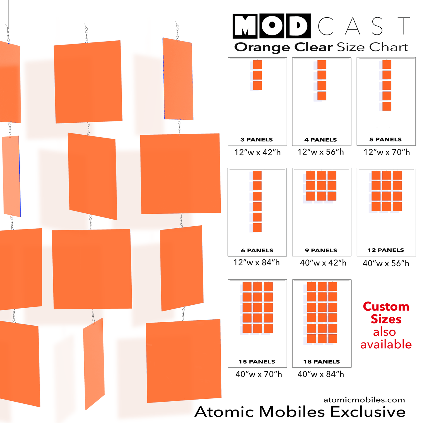 MODcast Luxury Room Dividers | Clear