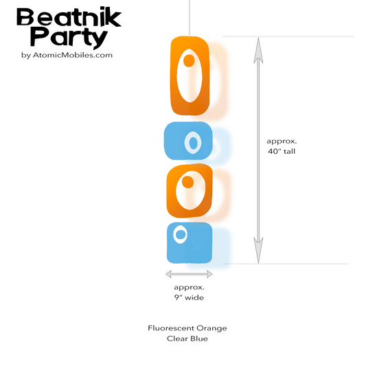 Custom Beatnik Party Art Mobile