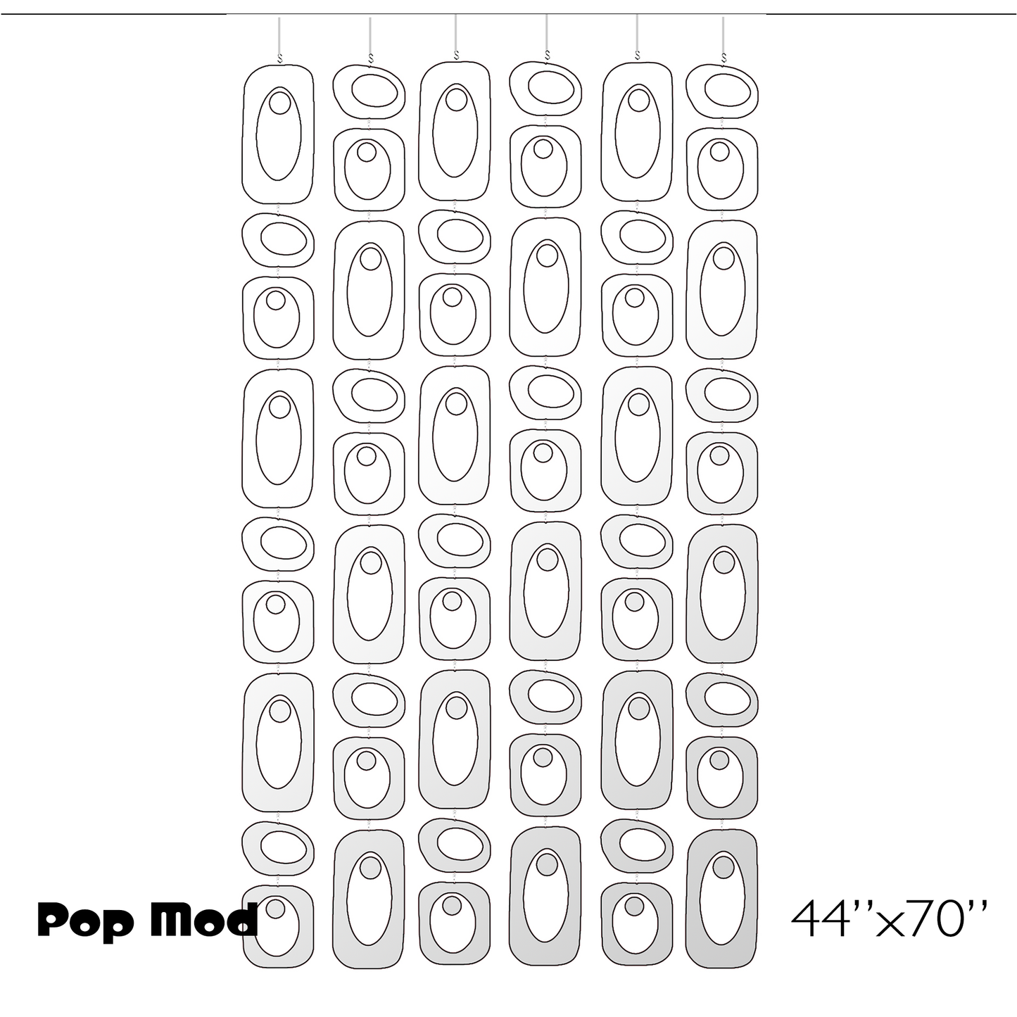 Beatnik Party Room Dividers + Mobiles | POPMod Lucite Kits