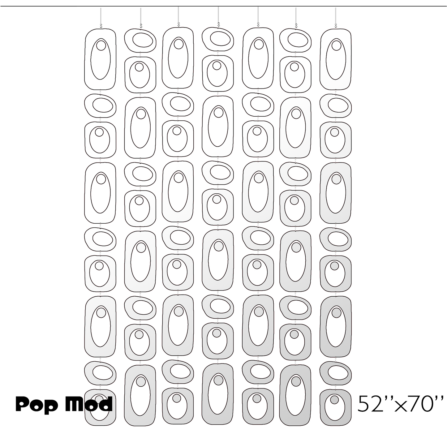 Beatnik Party Room Dividers + Mobiles | POPMod Lucite Kits