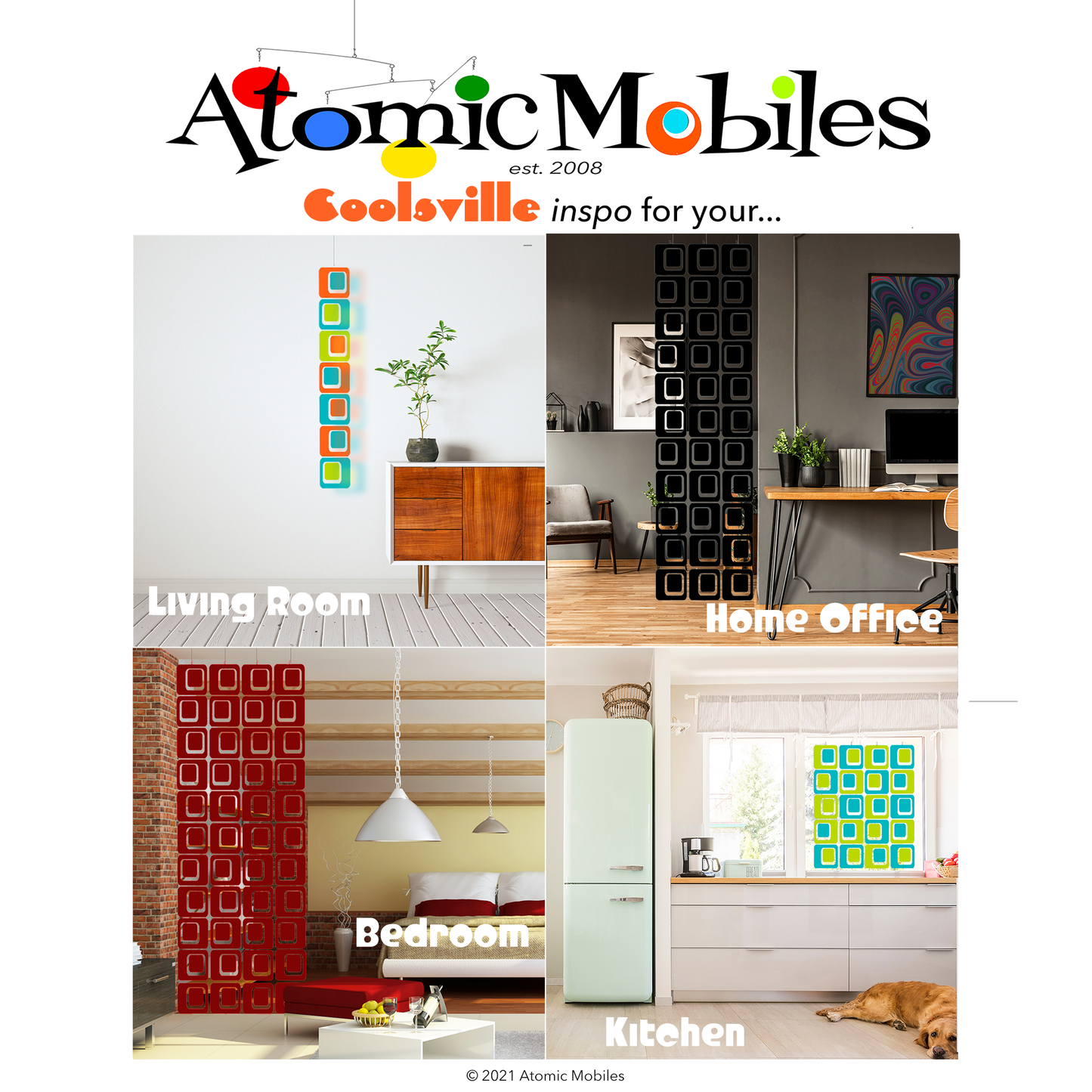 Coolsville Room Dividers | Mix 'n Match Opaque