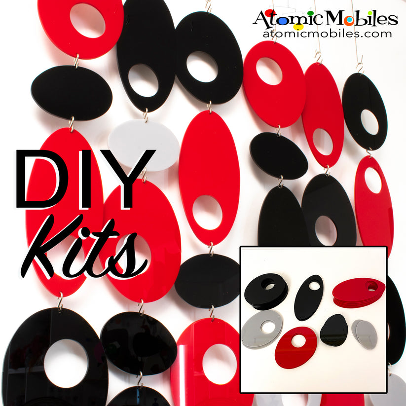 Mini POPdots - Retro 1970s Inspired Mobiles DIY Kit – Atomic Mobiles
