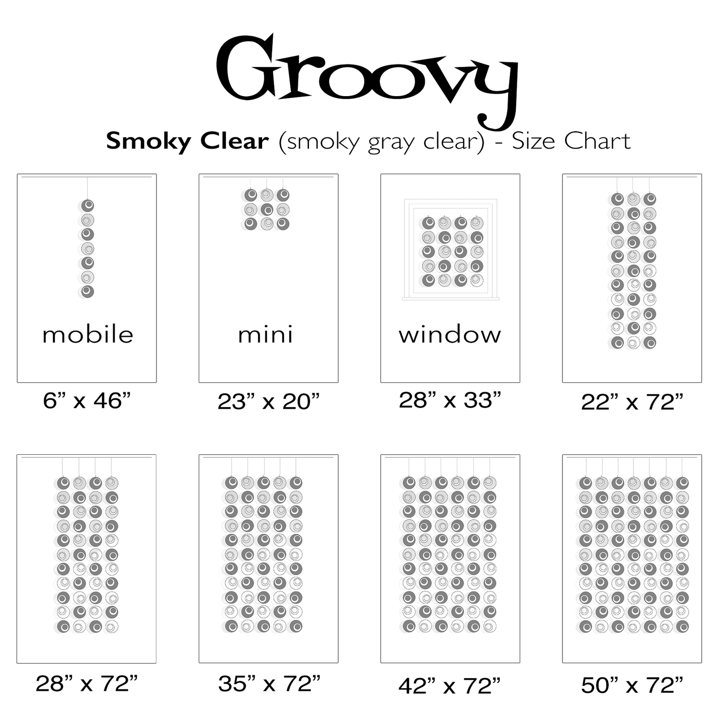 Groovy Room Dividers | Designer Kits Clear