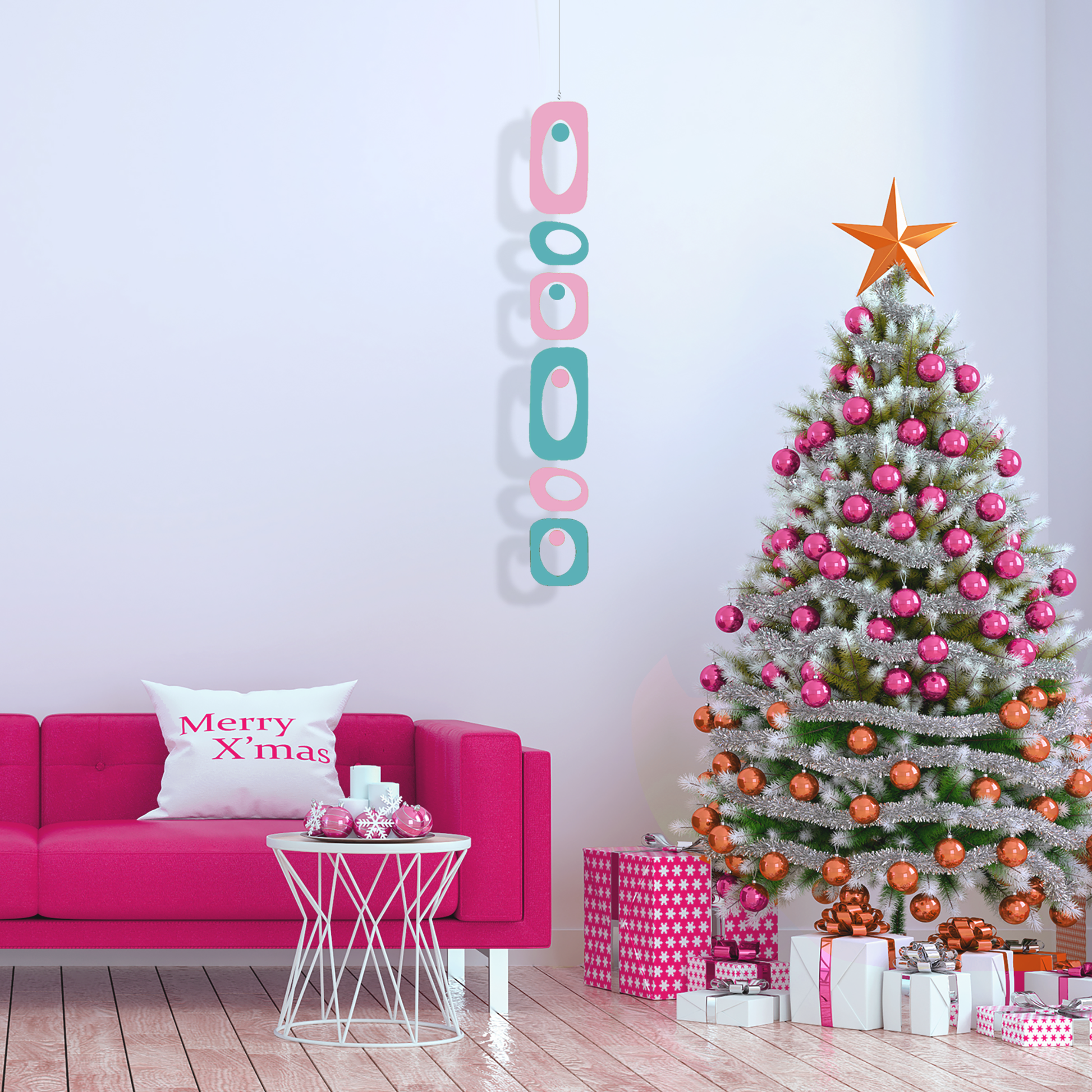 Retro Christmas Decorations in Alternative Mid Century Colors ...