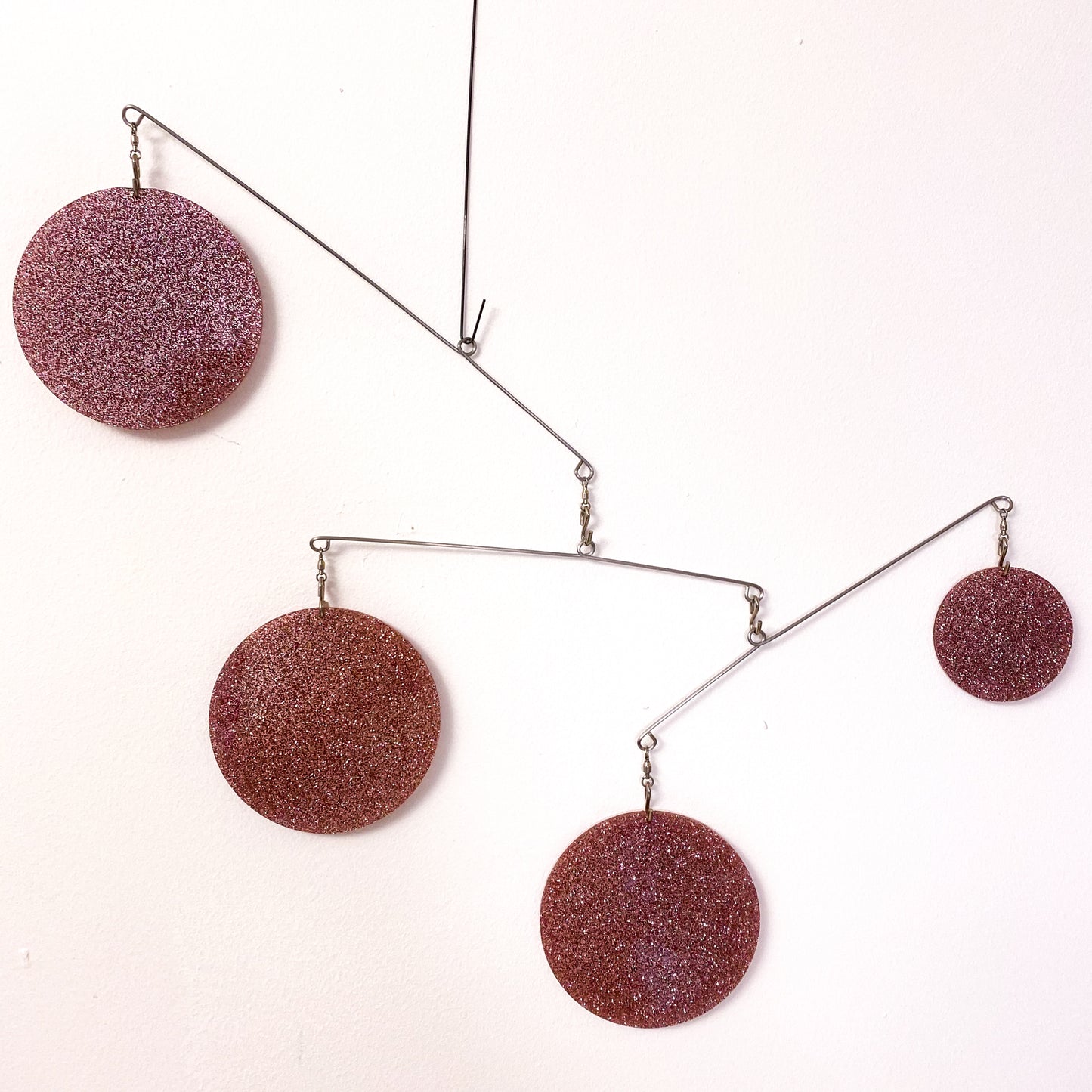 Gorgeous Rose Gold Atomic Mobile DIY Kit - kinetic hanging art by AtomicMobiles.com