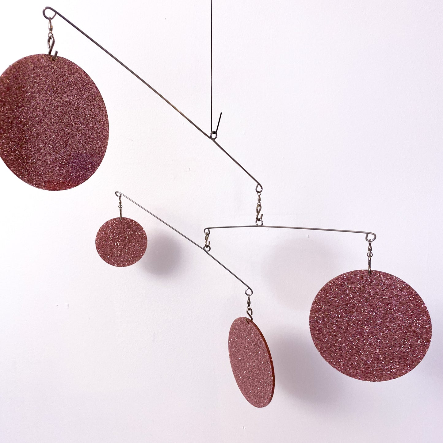 Gorgeous Rose Gold Atomic Mobile DIY Kit - kinetic hanging art by AtomicMobiles.com
