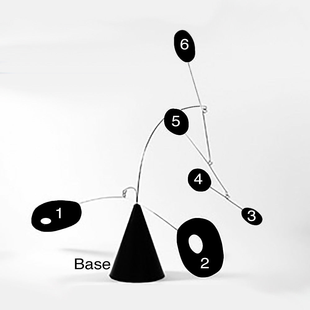 Custom Modern Sculpture The Strobile Art Stabile Inspired by Calder 